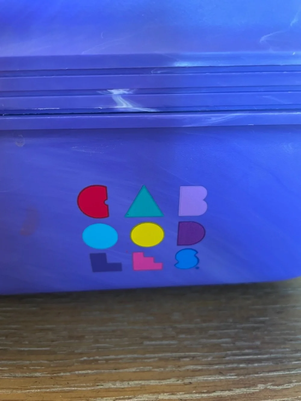 Caboodles Purple Marble Cosmetic Case - Picture 2 of 9